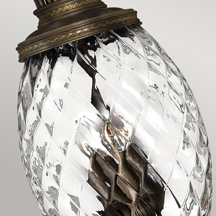 Plantation 4 Light Pentant - Pearl Bronze