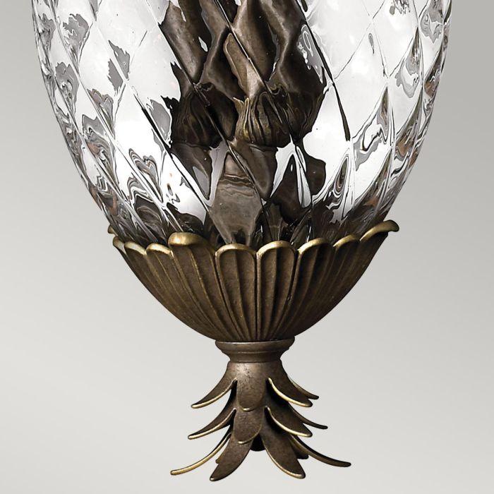 Plantation 4 Light Pentant - Pearl Bronze