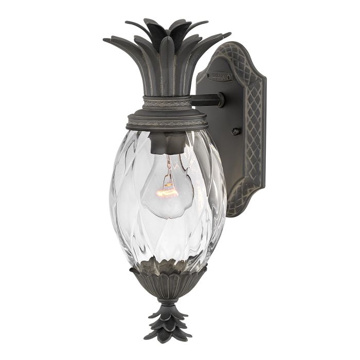 Plantation 1lt Small Wall Lantern - Museum Black
