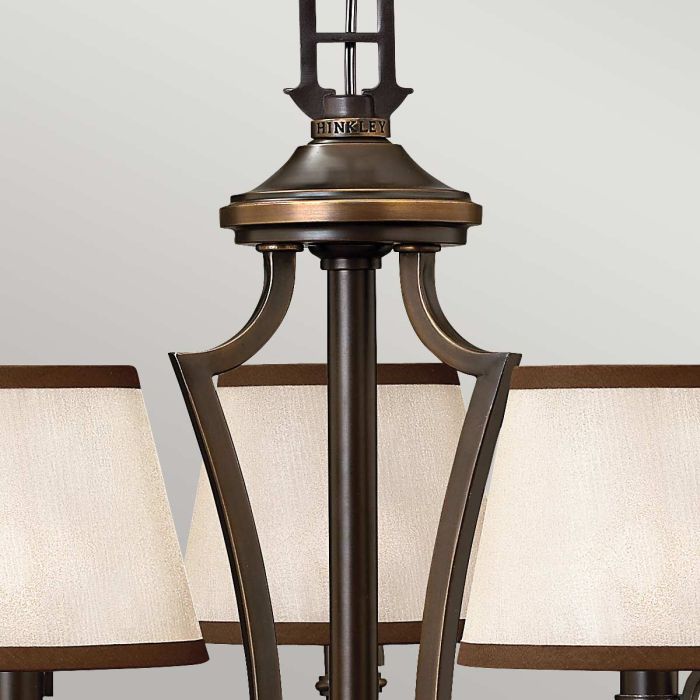 Plymouth 3 Light Chandelier - Olde Bronze