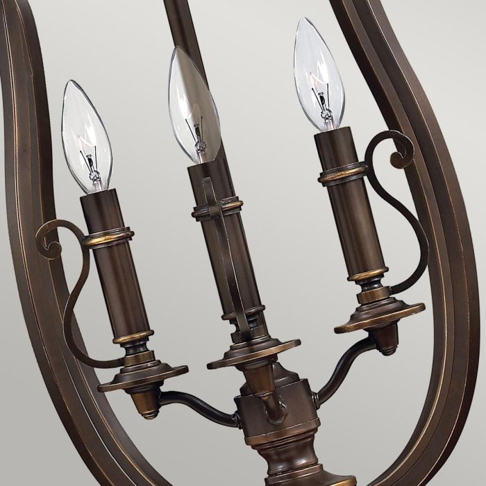 Plymouth 4 Light Pendant - Olde Bronze