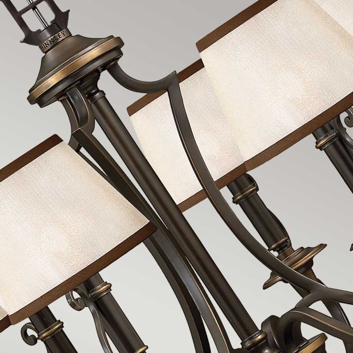Plymouth 6 Light Chandelier - Olde Bronze