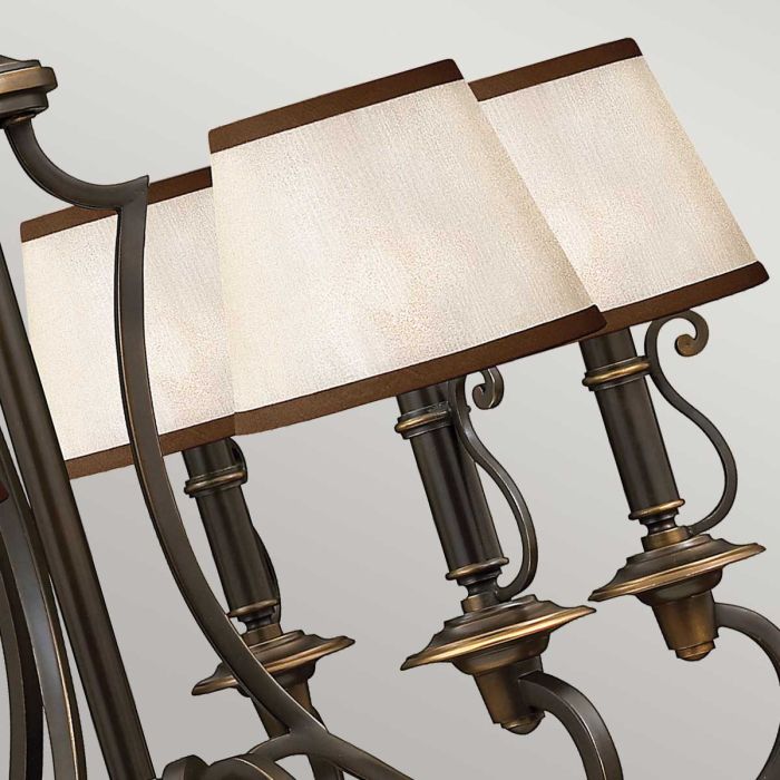 Plymouth 6 Light Chandelier - Olde Bronze