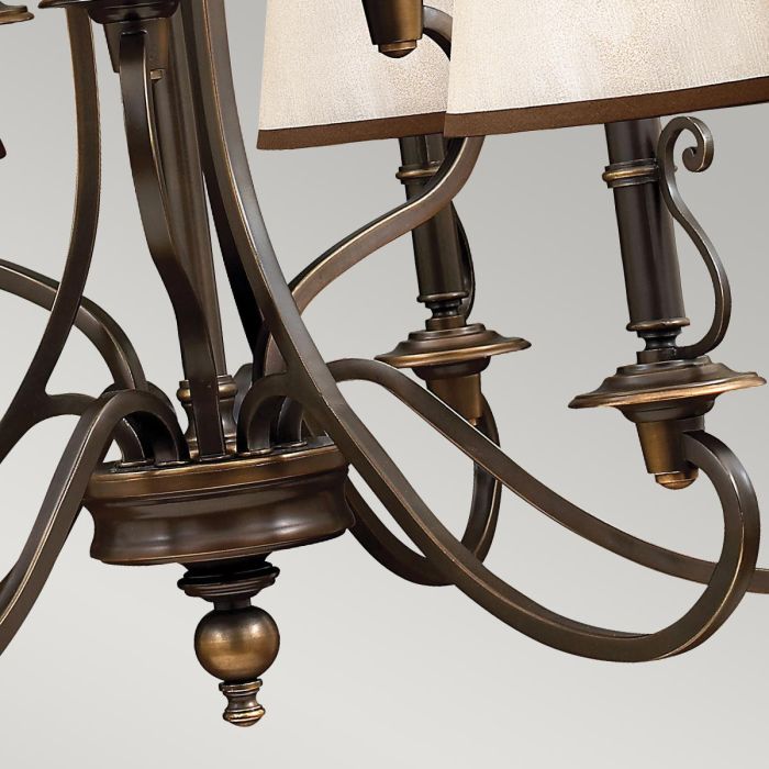 Plymouth 9 Light Chandelier - Olde Bronze