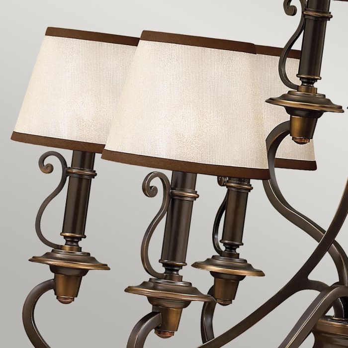 Plymouth 9 Light Chandelier - Olde Bronze