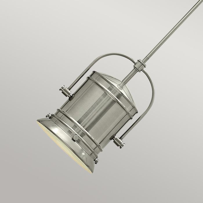 Pullman 1 Light Pendant - Brushed Nickel - Brushed Nickel