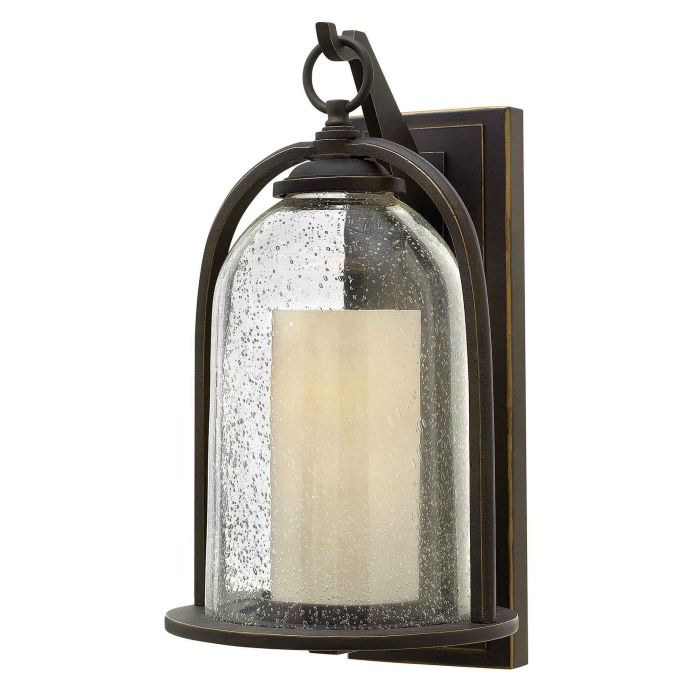 Quincy 1 Light Medium Wall Lantern - Oil Rubbed Bronze