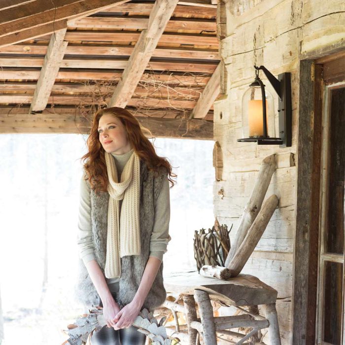 Quincy 1 Light Medium Wall Lantern - Oil Rubbed Bronze