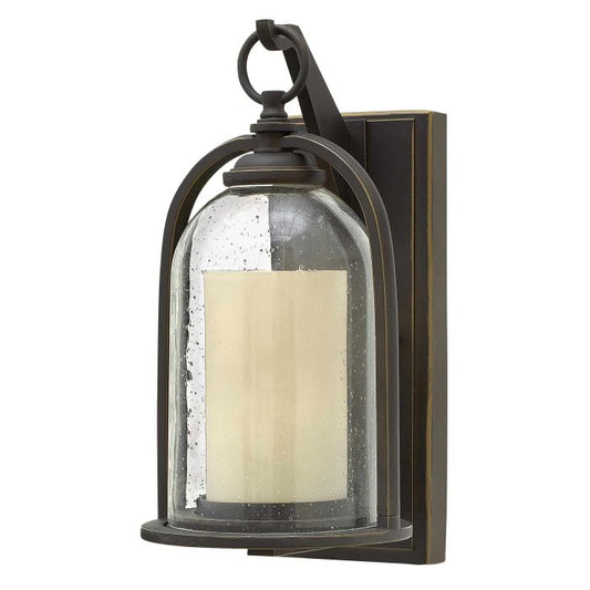 Quincy 1 Light Small Wall Lantern - Oil Rubbed Bronze