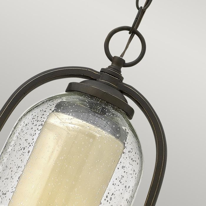 Quincy 1 Light Medium Chain Lantern - Oil Rubbed Bronze