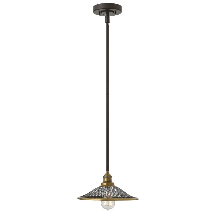 Rigby 1 Light Pendant - Buckeye Bronze and Brass