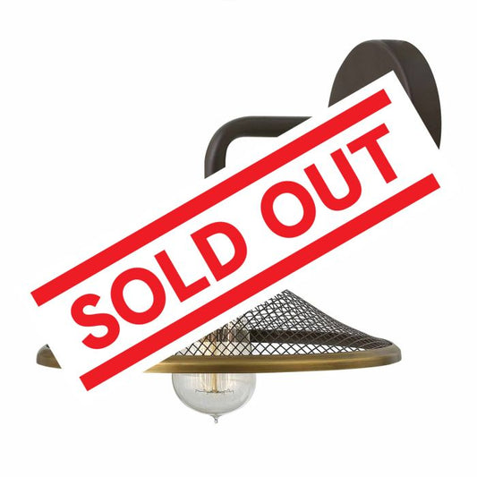 Rigby 1 Light Wall Light - Buckeye Bronze and Brass