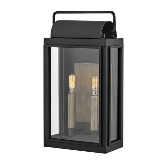 Sag Harbor 2 Light Medium Wall Lantern - Black