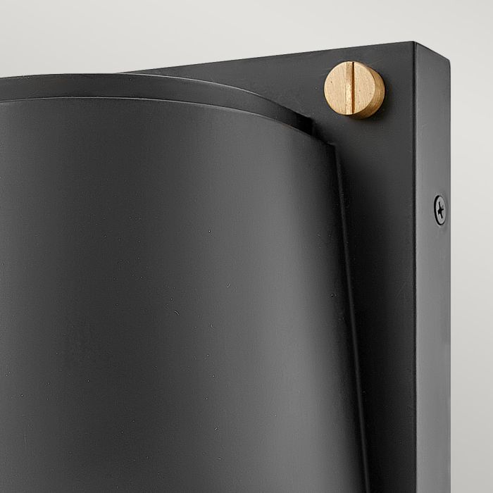 Scout 1lt Small Wall Light - Black