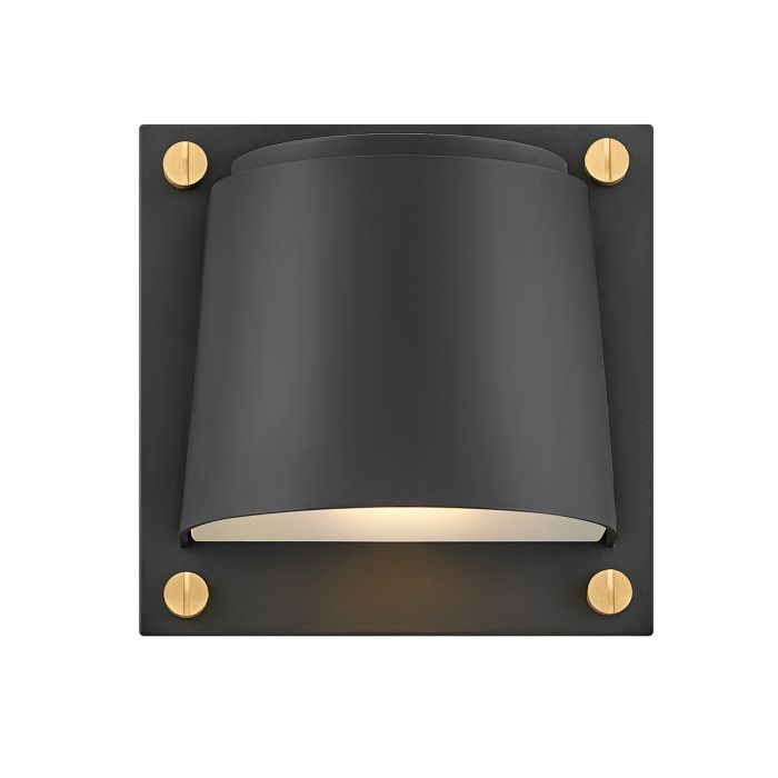 Scout 1lt Small Wall Light - Black