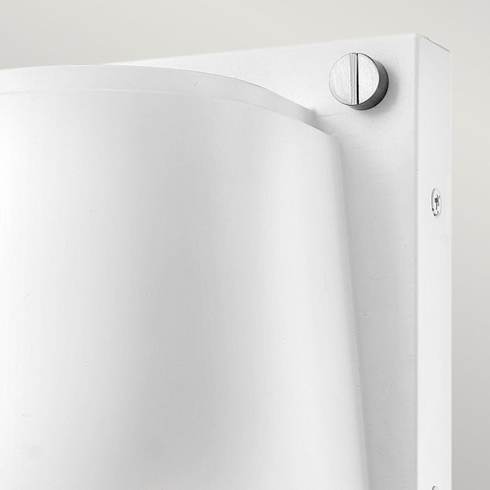 Scout 1lt Small Wall Light - Satin White