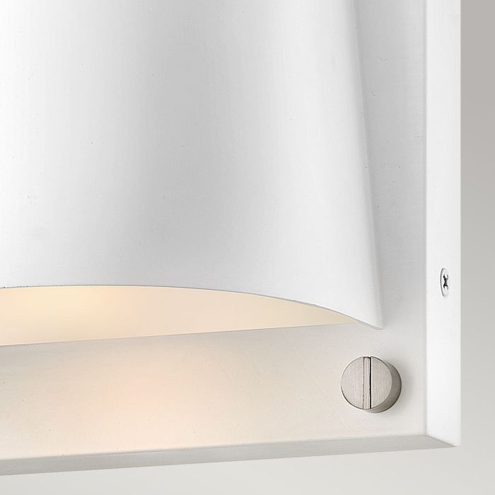 Scout 1lt Small Wall Light - Satin White