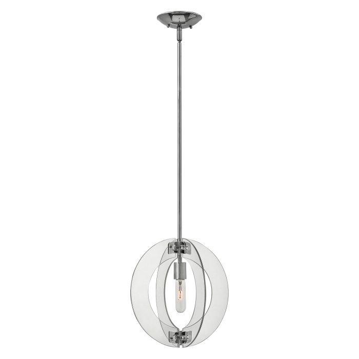 Solstice 1 Light Mini Pendant - Polished Chrome