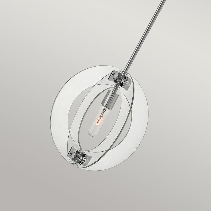 Solstice 1 Light Mini Pendant - Polished Chrome