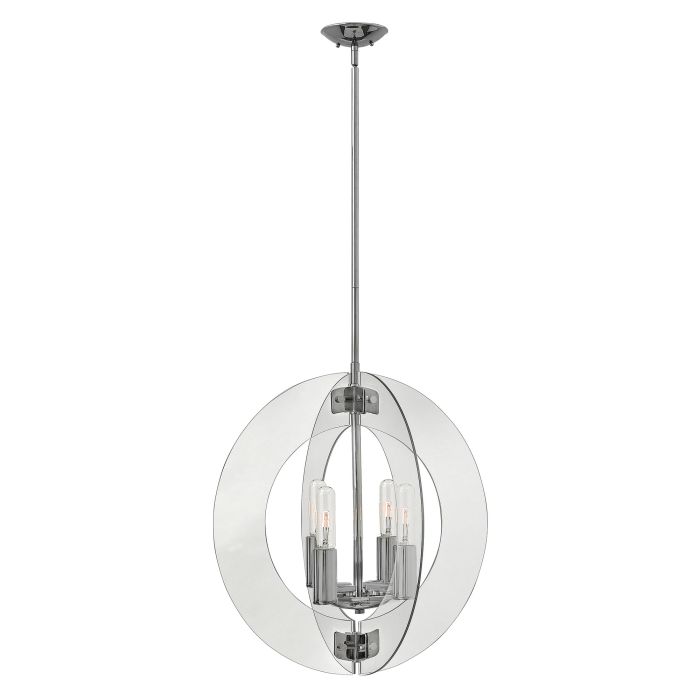 Solstice 4 Light Chandelier - Polished Chrome