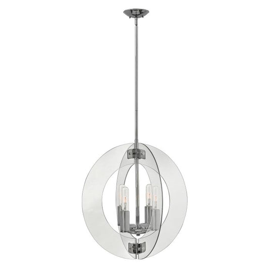 Solstice 4 Light Chandelier - Polished Chrome