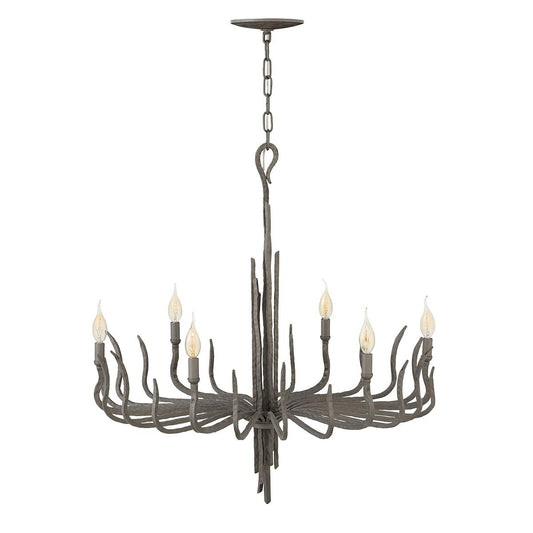 Spyre 6 Light Chandelier – Metallic Matte Bronze