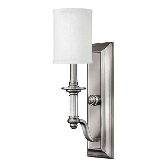 Sussex 1 Light Wall Light - Brushed Nickel