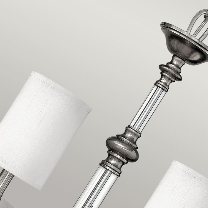 Sussex 9 Light Chandelier - Brushed Nickel