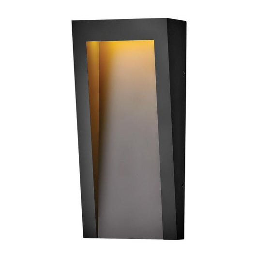 Taper LED Wall Lantern - Textured Black, Weather Resistant Composite
