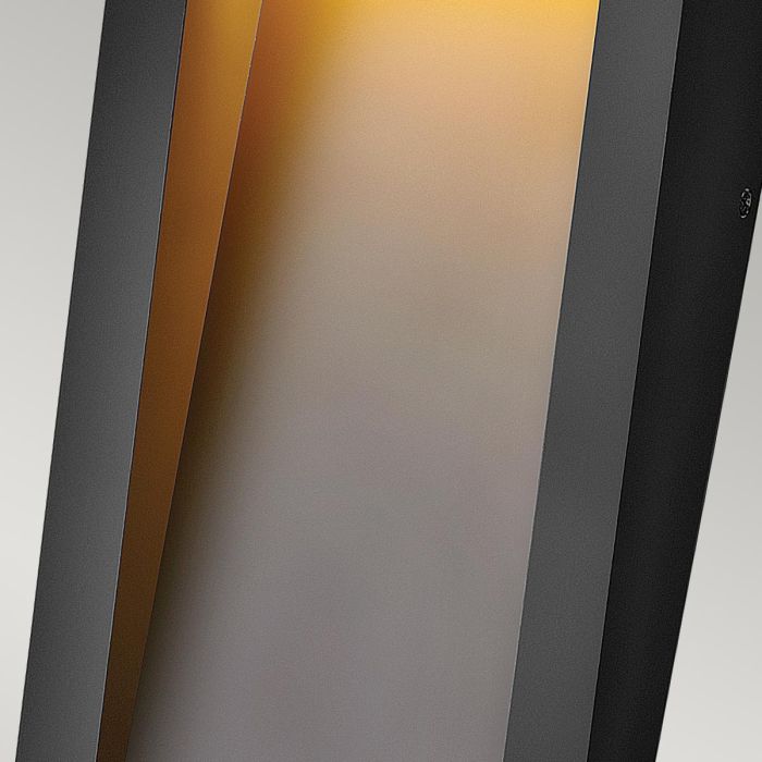 Taper LED Wall Lantern - Textured Black, Weather Resistant Composite