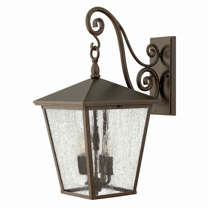 Trellis 4 Light Large Wall Lantern - Regency Bronze