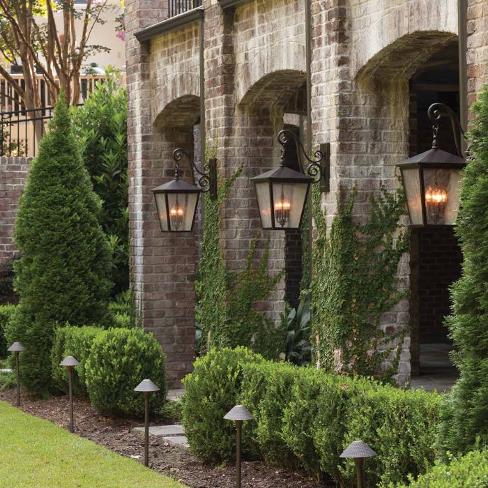 Trellis 4 Light Large Wall Lantern - Regency Bronze