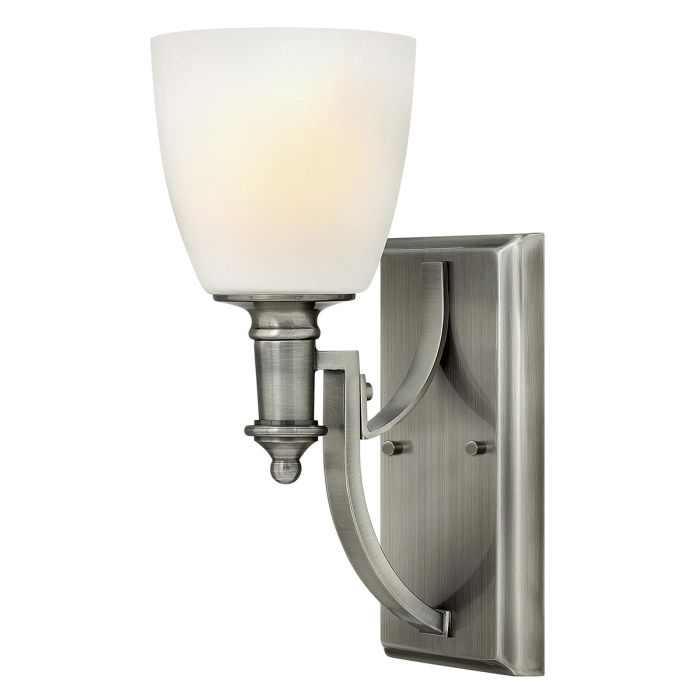 Truman 1 Light Wall Light - Antique Nickel