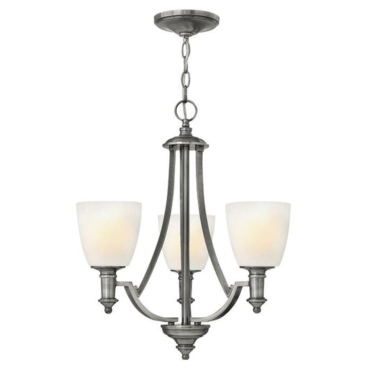 Truman 3 Light Chandelier - Antique Nickel