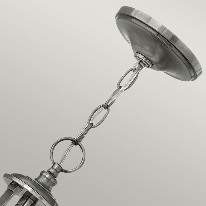 Truman 3 Light Chandelier - Antique Nickel