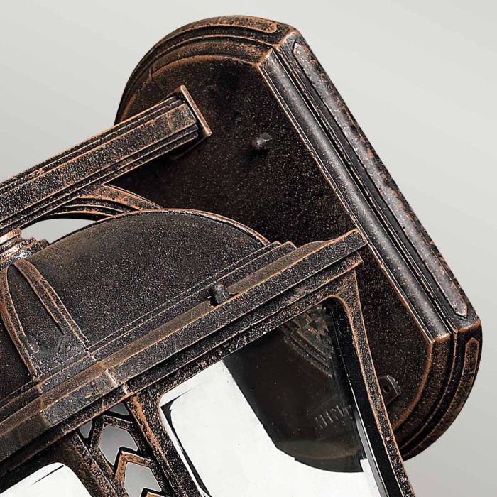 Wabash 2 Light Medium Wall Lantern - Mocha