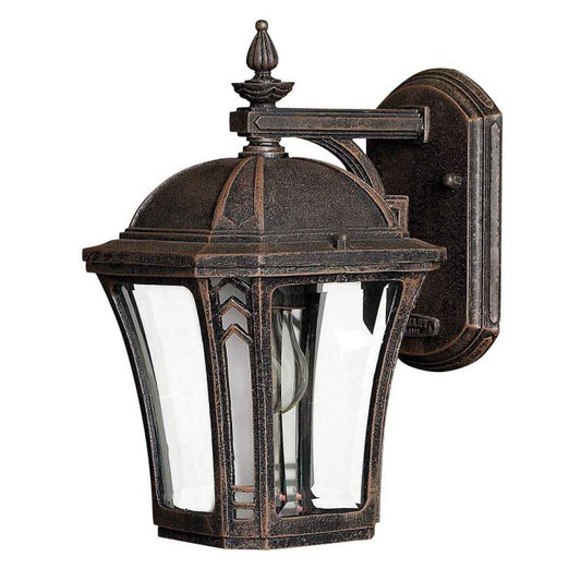 Wabash 1 Light Small Wall Lantern - Mocha