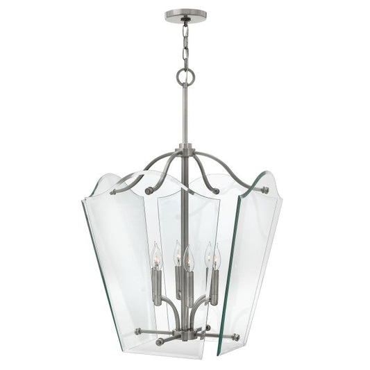 Wingate 6 Light Large Pendant - Polished Antique Nickel