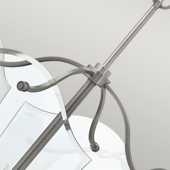 Wingate 6 Light Large Pendant - Polished Antique Nickel