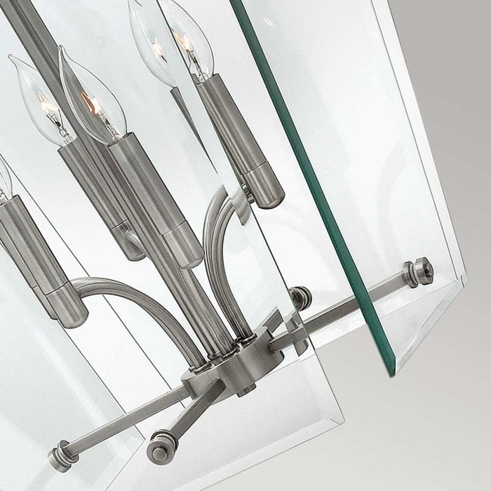 Wingate 6 Light Large Pendant - Polished Antique Nickel