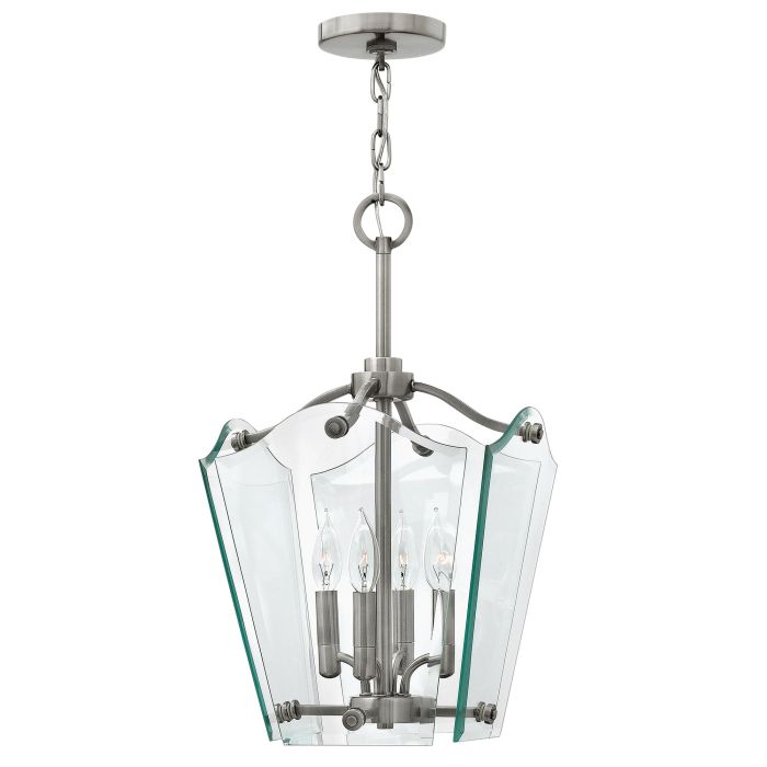 Wingate 4 Light Small Pendant - Polished Antique Nickel