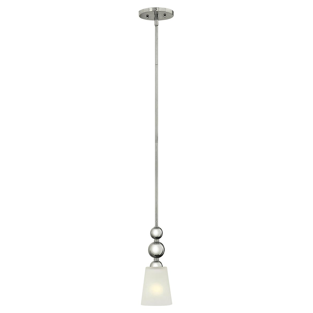 Zelda 1 Light Mini Pendant – Polished Nickel