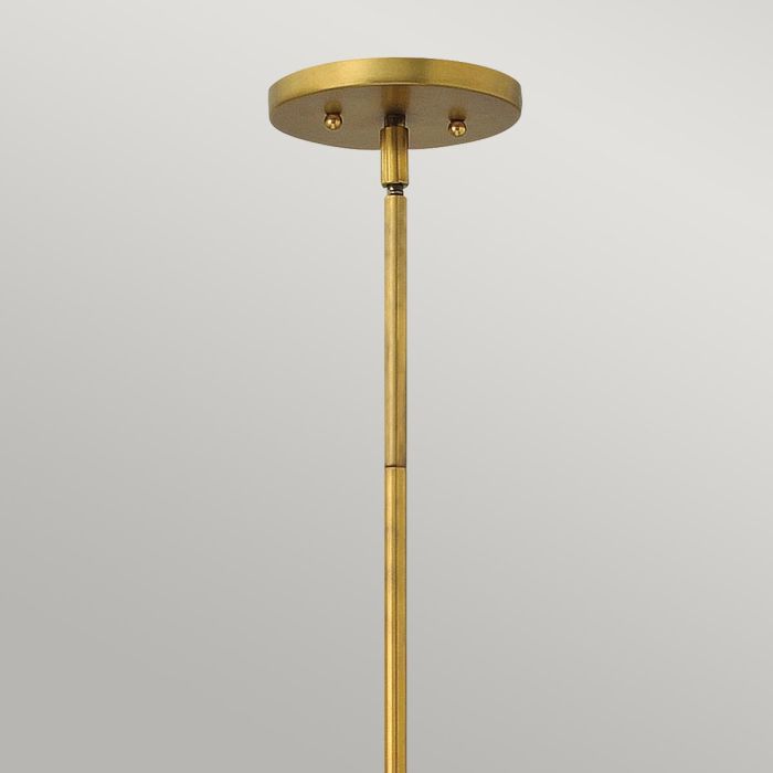 Zelda 1 Light Mini Pendant - Vintage Brass