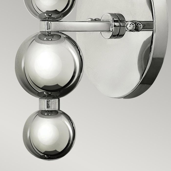 Zelda 1 Light Wall Light - Polished Nickel