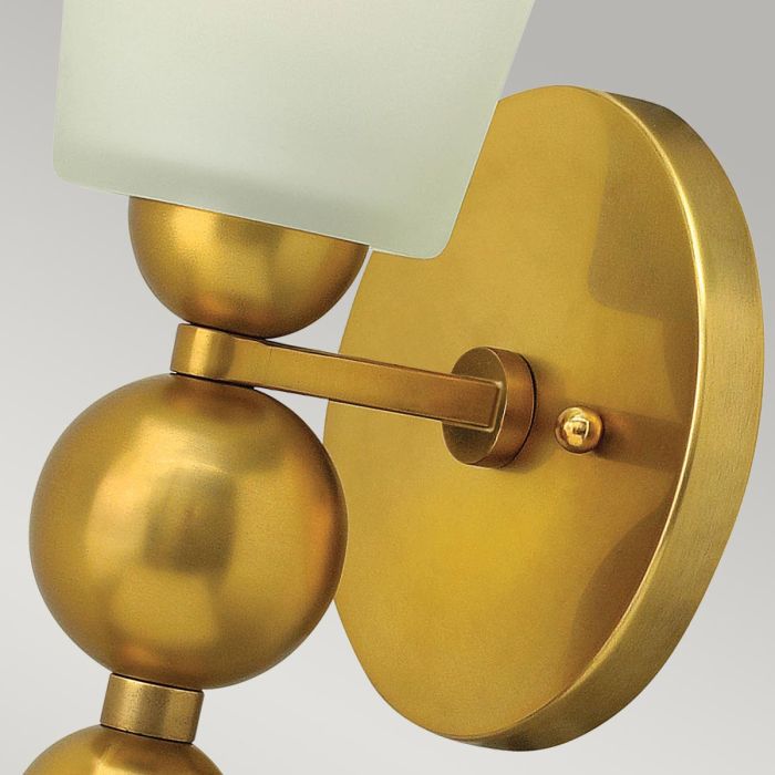 Zelda 1 Light Wall Light - Vintage Brass