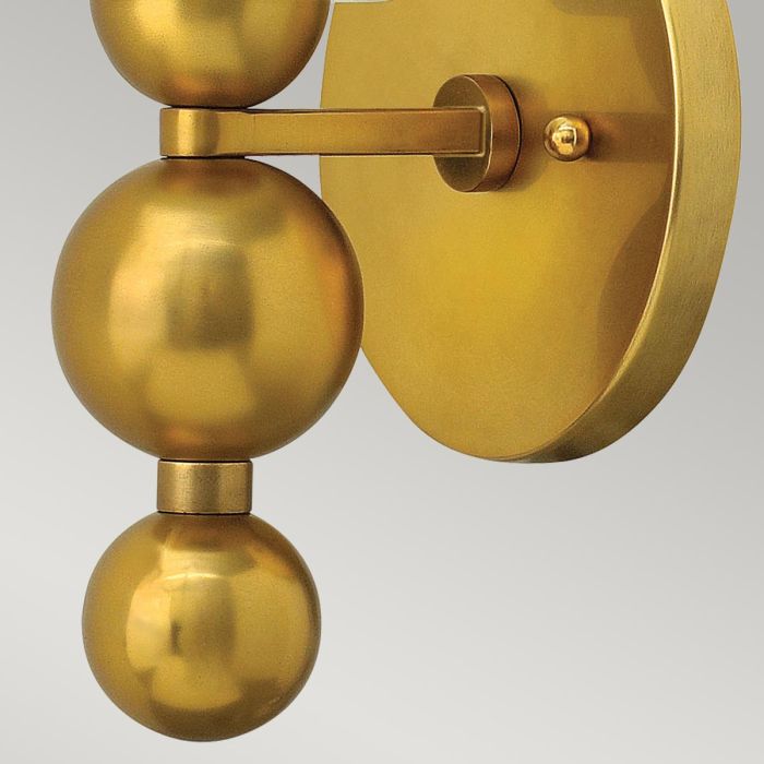 Zelda 1 Light Wall Light - Vintage Brass