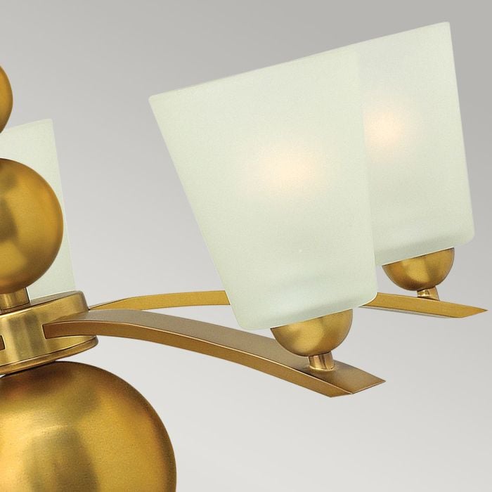 Zelda 5 Light Chandelier - Vintage Brass