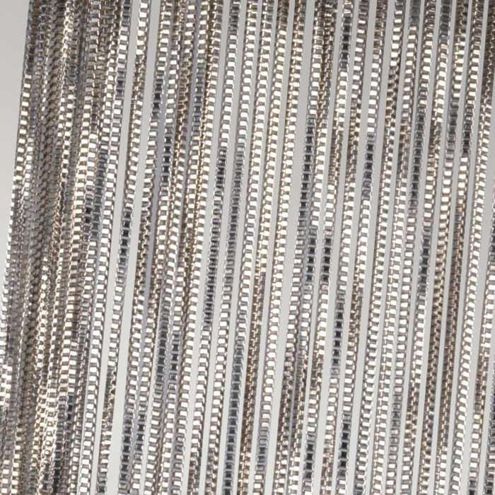 Zuma 6 Light Pendant - Satin Black / Silver