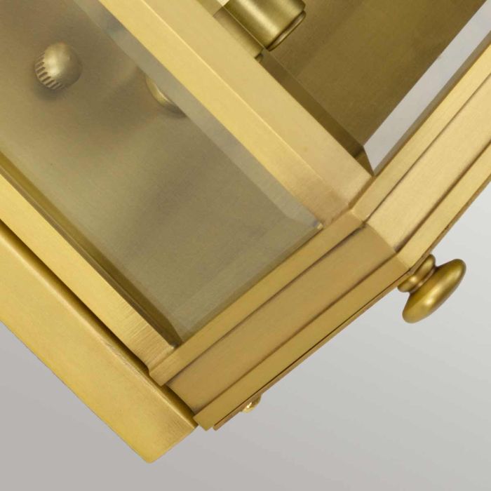Holborn 2 Light Medium Half Lantern - Brushed Brass