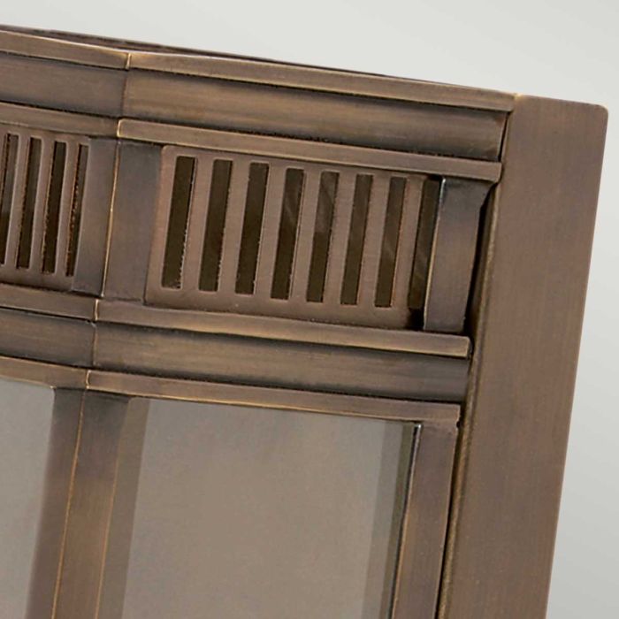 Holborn 2 Light Half Lantern Medium - Dark Bronze